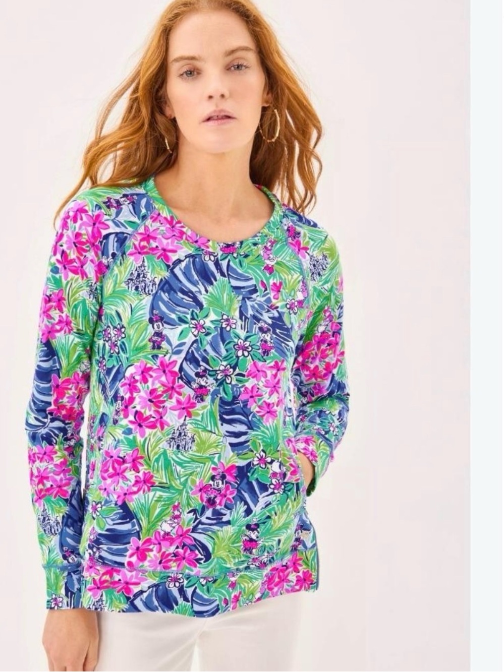 Lilly PulitzerxDisney Parks pullover SZ XXL